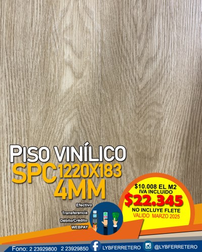 Piso Vinilico 4MM+1MM IXPE