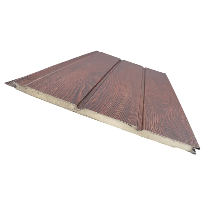 SIDING METAL CAOBA INGLESA 3 TABLAS 380M X 0,38 16mm