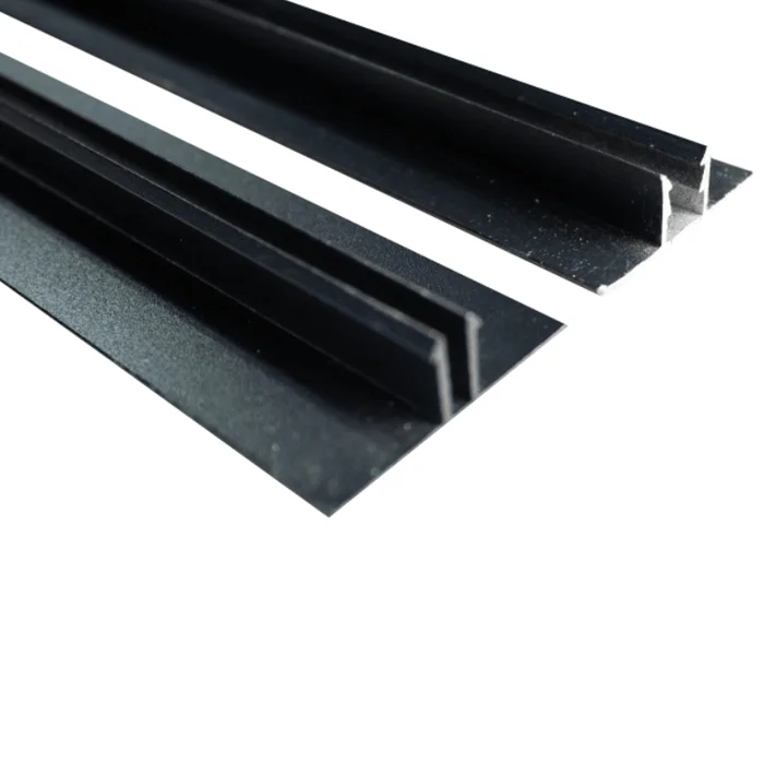 Perfil Metal Negro Unión ( H ) 3,0Mts