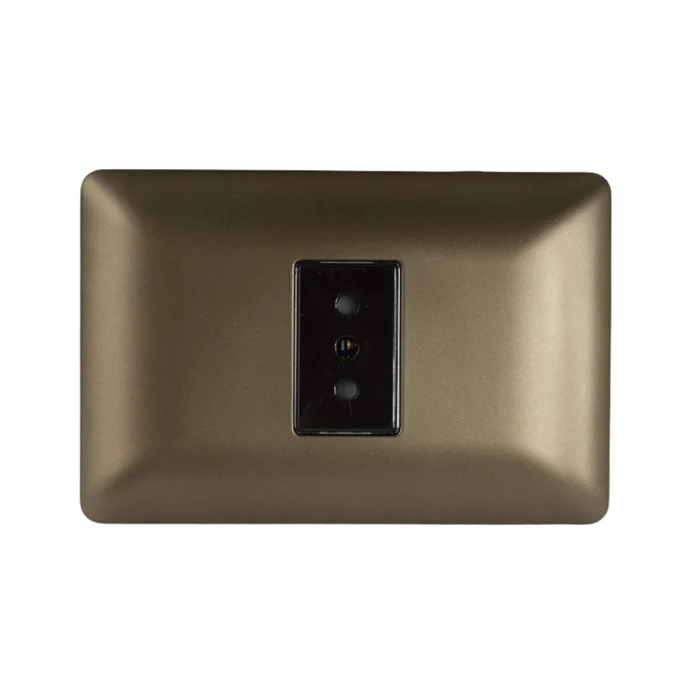 Enchufe SIMPLE Color BRONCE TSOY