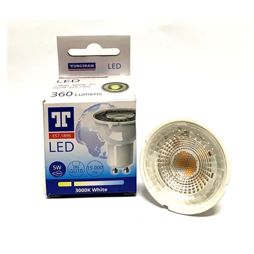 Ampolleta Gu10 5W E27 Luz Cálida